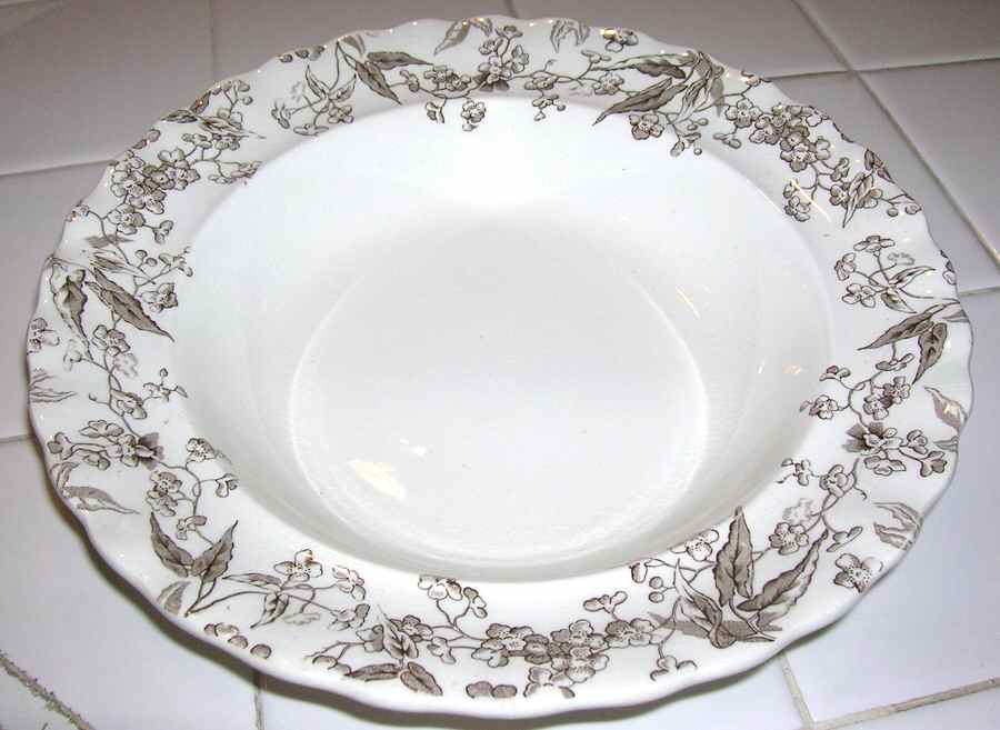 Kew Brown Rim Soup Bowl by Keeling & Co-1