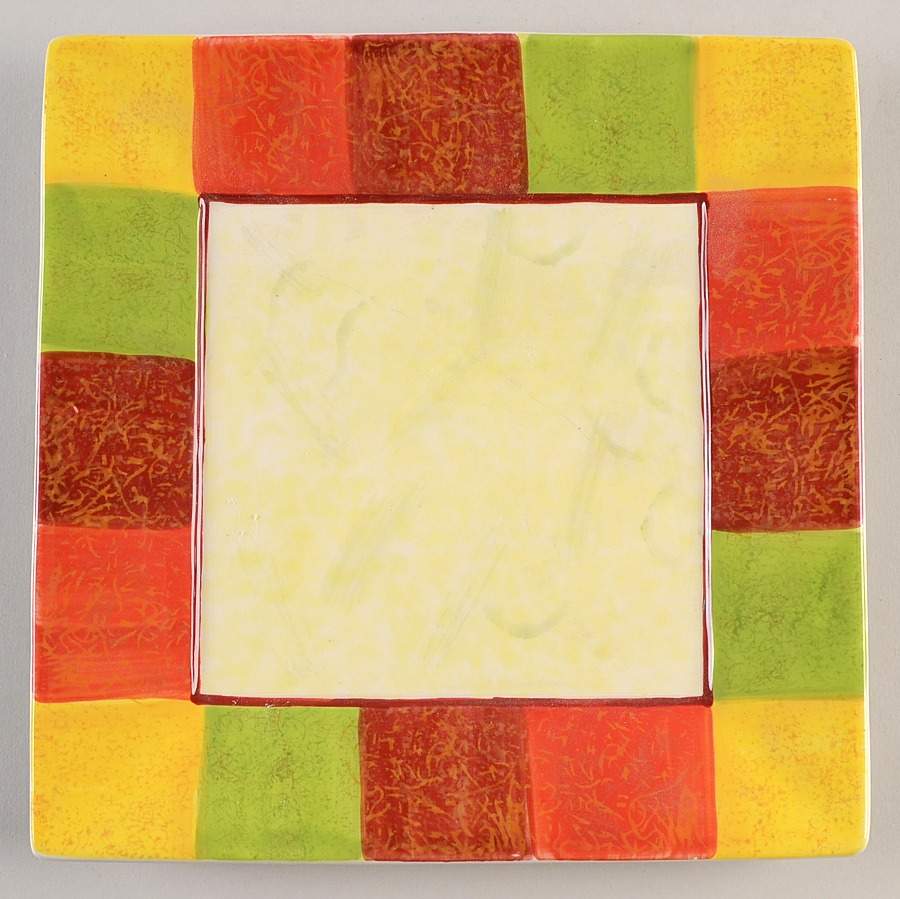 KIH13 Square Salad Plate by KIC (China)-1