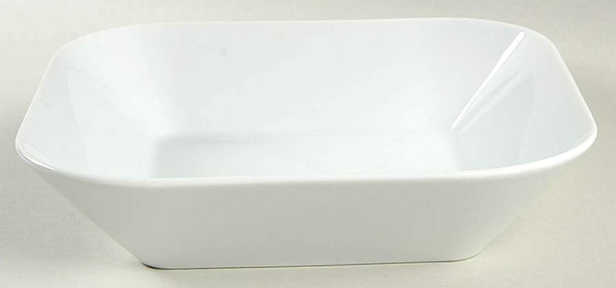 Cumulus (All White) 8" Square Bowl by Kahla-1