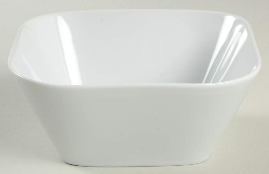 Cumulus (All White) 5" Square Bowl by Kahla-1