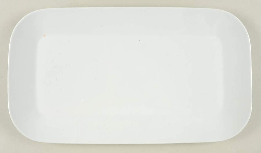 Cumulus (All White) 15" Rectangular Serving Platter by Kahla-1