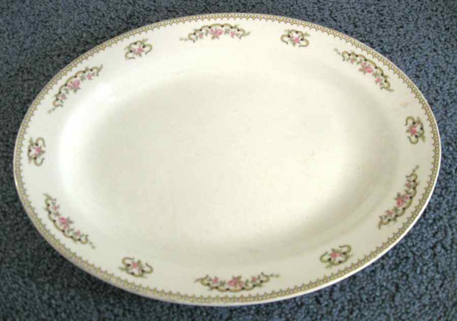 KTK155 12" Oval Serving Platter by Knowles, Taylor & Knowles-1