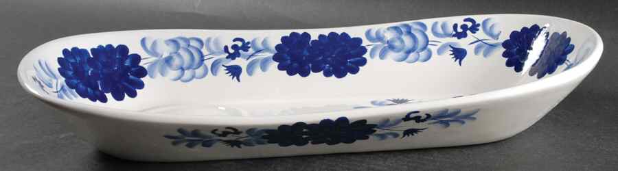 Flower Chip Bowl/Plate for Chip & Dip Set by Kent Pottery-1