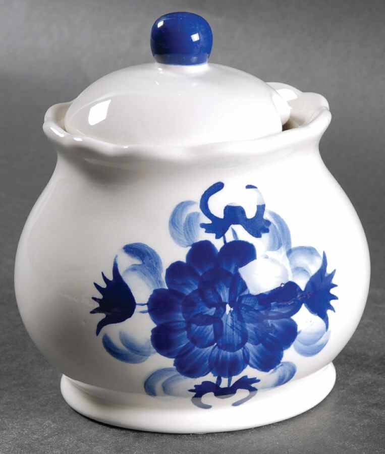 Flower Sugar Bowl No Lid by Kent Pottery-1