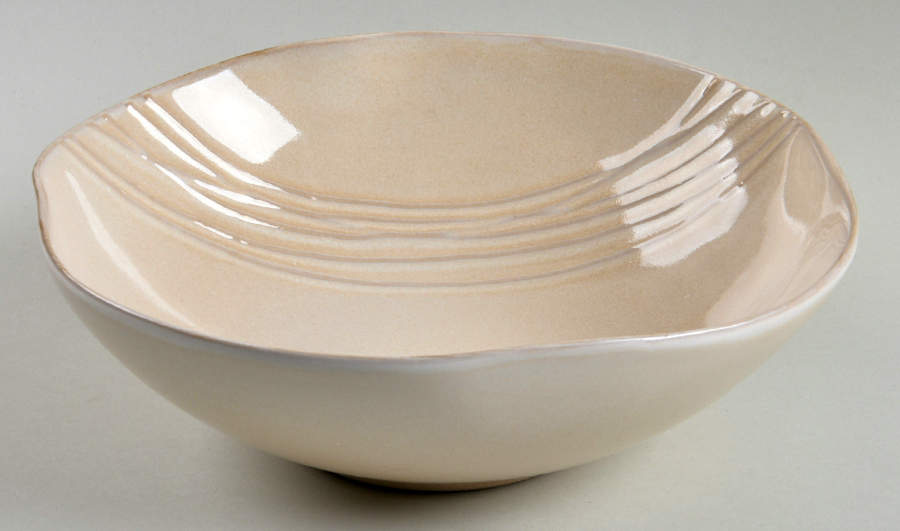 Linen 9" Round Serving Bowl by KN Karen Neuburger-1