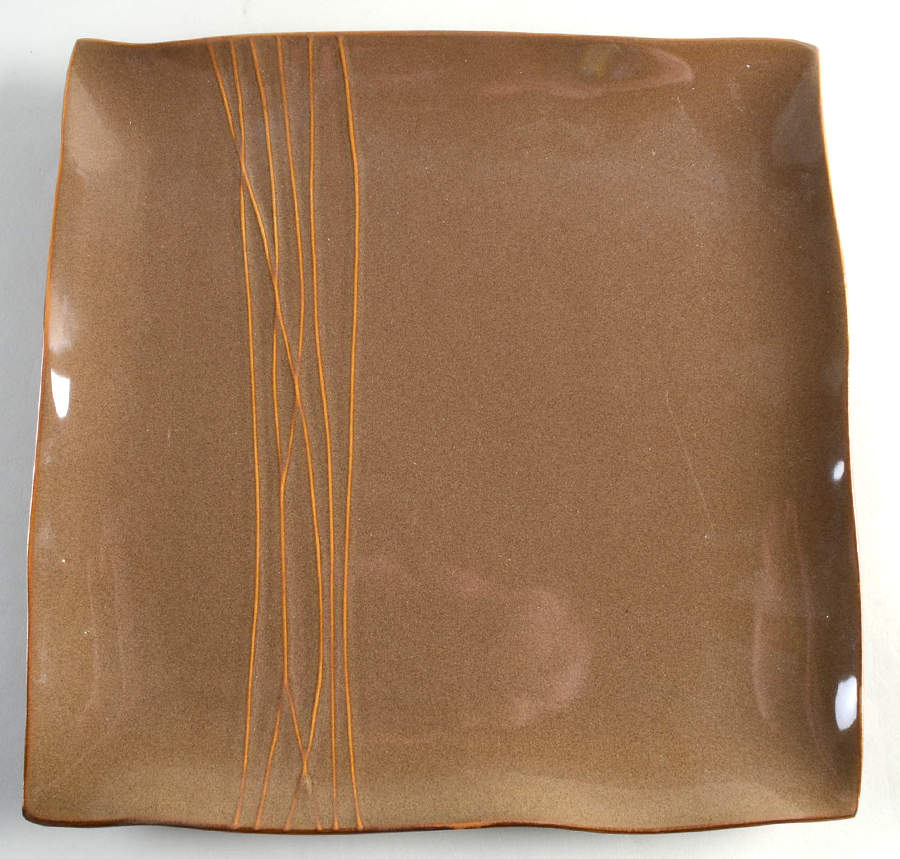 Sienna 12" Square Serving Platter by KN Karen Neuburger-1