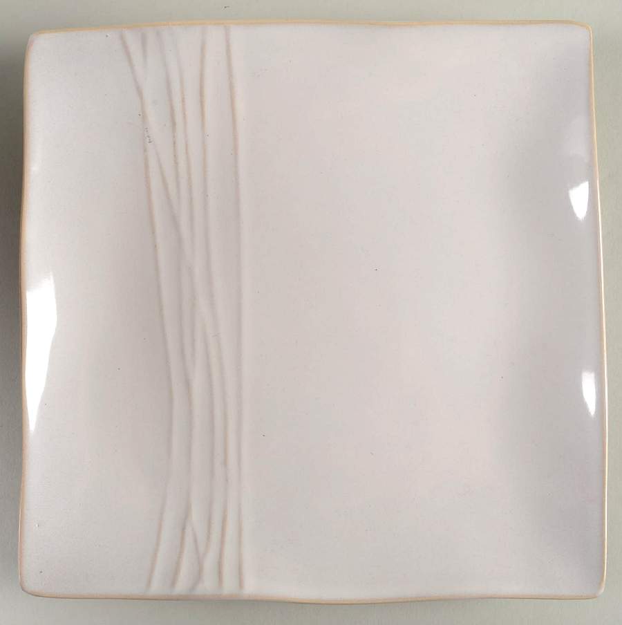 White Square Salad Plate by KN Karen Neuburger-1