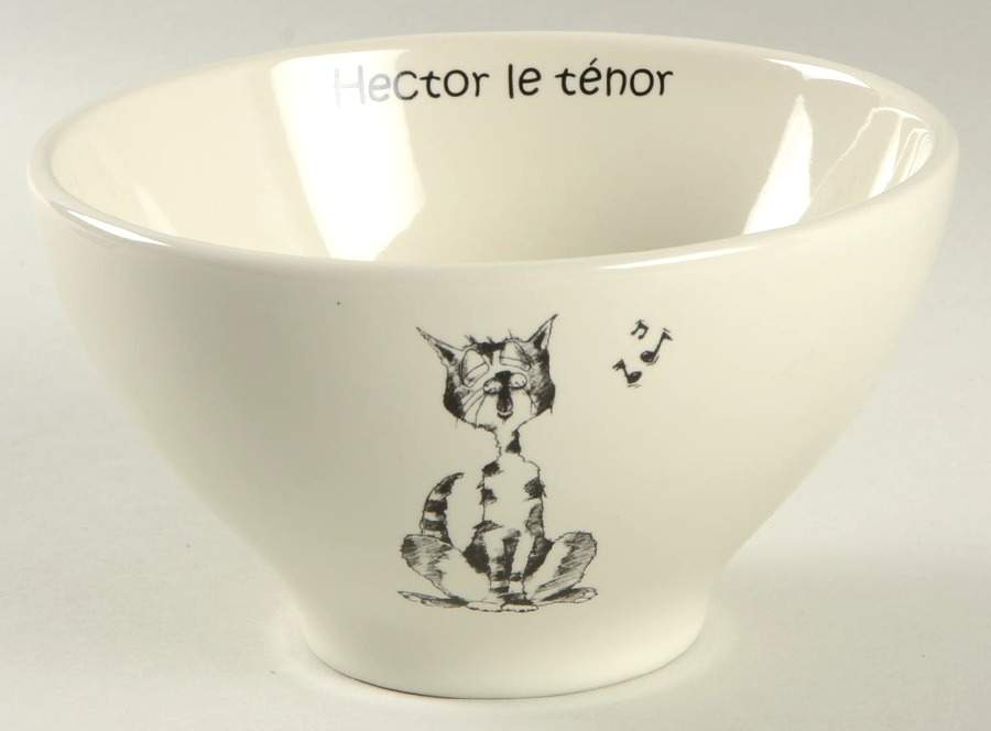 Cats of Paris Soup/Cereal Bowl by Kiss That Frog-1