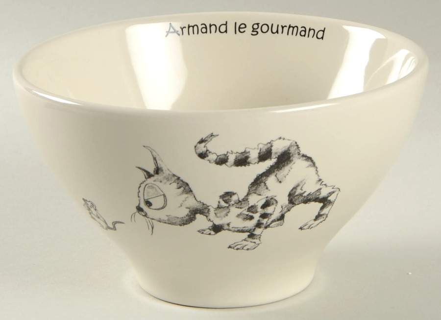 Cats of Paris Soup/Cereal Bowl by Kiss That Frog-1