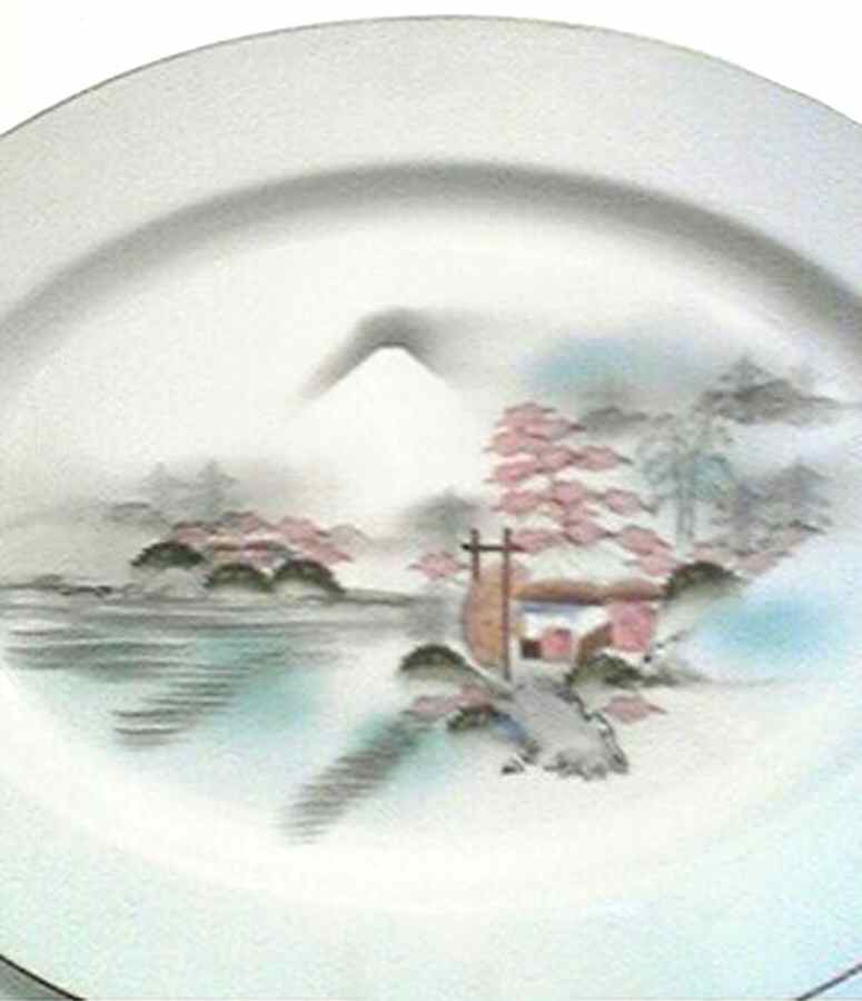 Kut276 14" Oval Serving Platter by Kutani-1