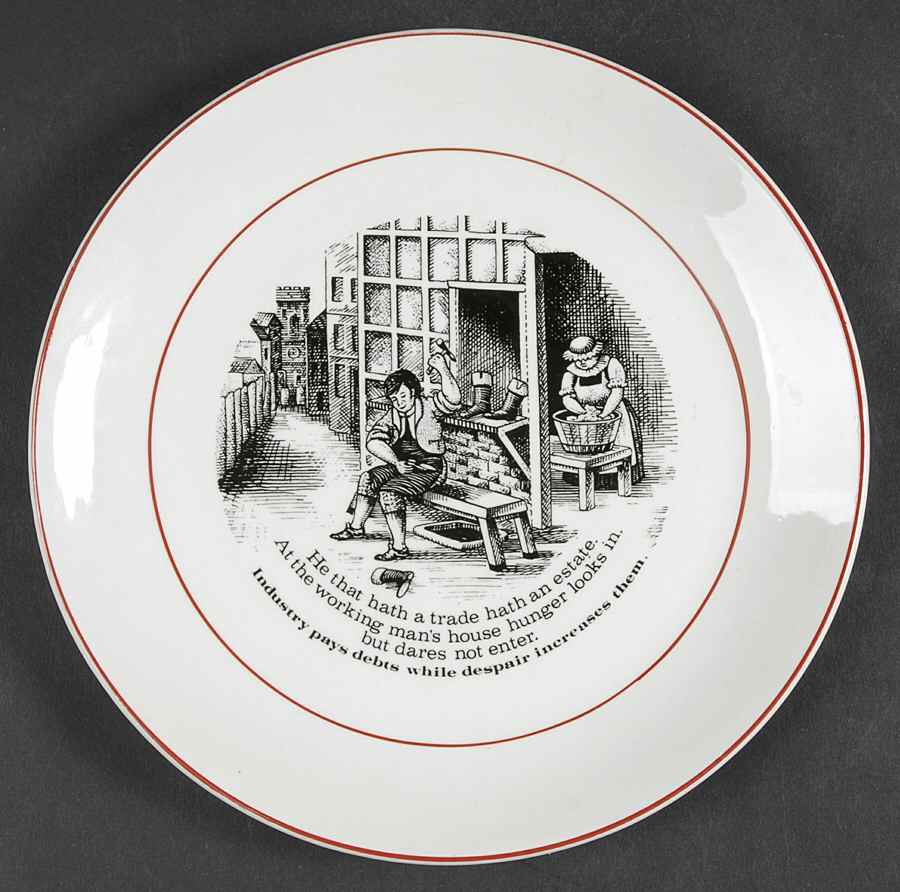 Way To Wealth, The Salad Plate by James Kent (England)-1