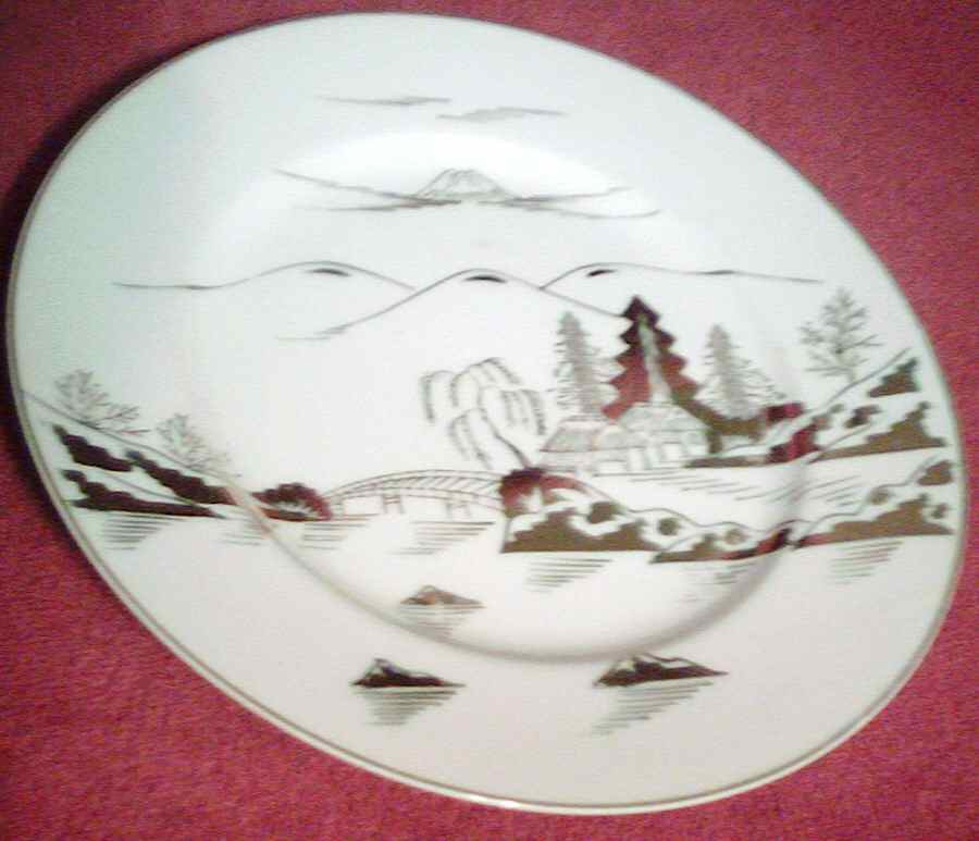KUT277 Dinner Plate by Kutani-1