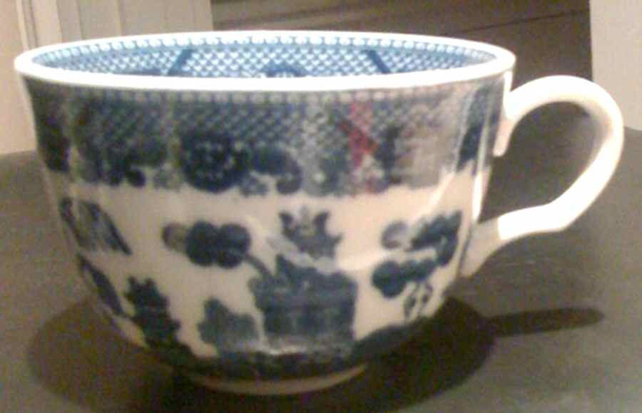 Blue Willow Footed Cup by Kotobuki (Japan)-1