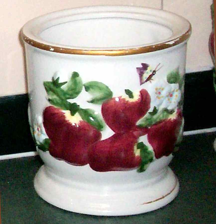 Apple Small Canister No Lid by K.K. Merchandise-1