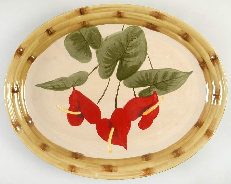 KUV2 15" Oval Serving Platter by Kauha'Le Living-1