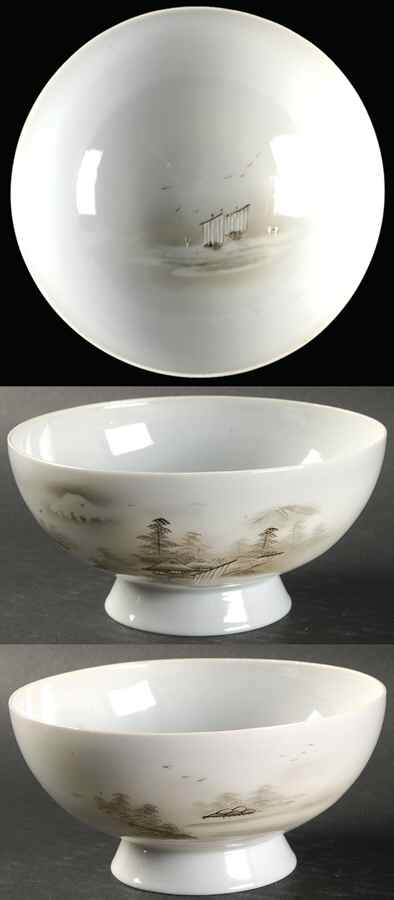 KUT287 Cranberry Bowl by Kutani-1