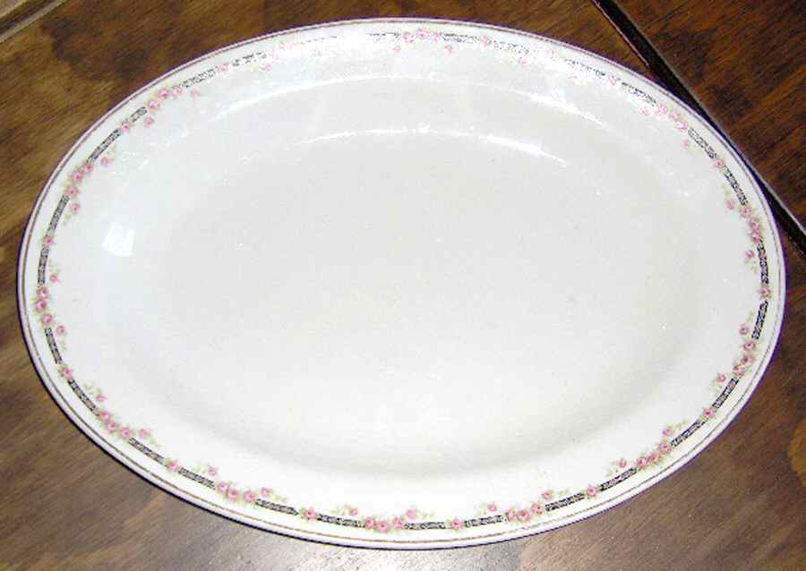KTK178 12" Oval Serving Platter by Knowles, Taylor & Knowles-1
