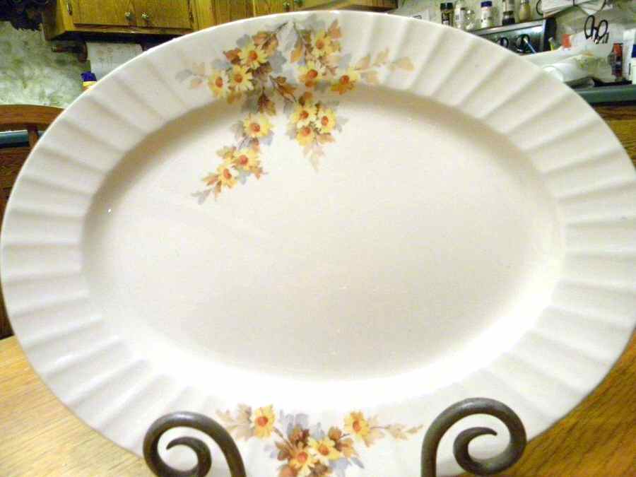 KNO1056 11" Oval Serving Platter by Edwin Knowles-1