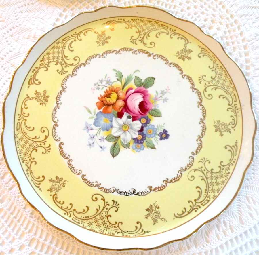 KNT43 Cake Plate by James Kent (England)-1