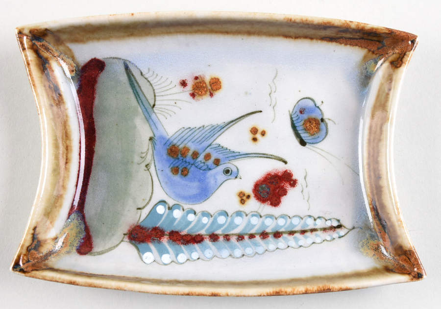 KE13 6" Rectangular Tray by Ken Edwards Pottery-1