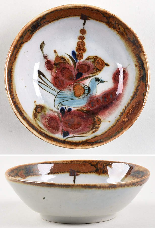 KE13 Fruit/Dessert (Sauce) Bowl by Ken Edwards Pottery-1