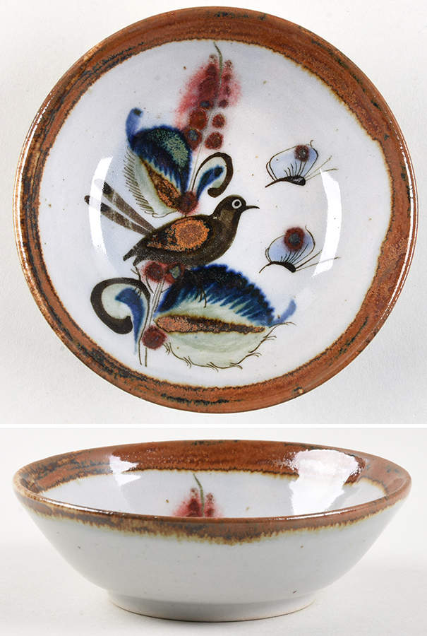 KE13 Fruit/Dessert (Sauce) Bowl by Ken Edwards Pottery-1