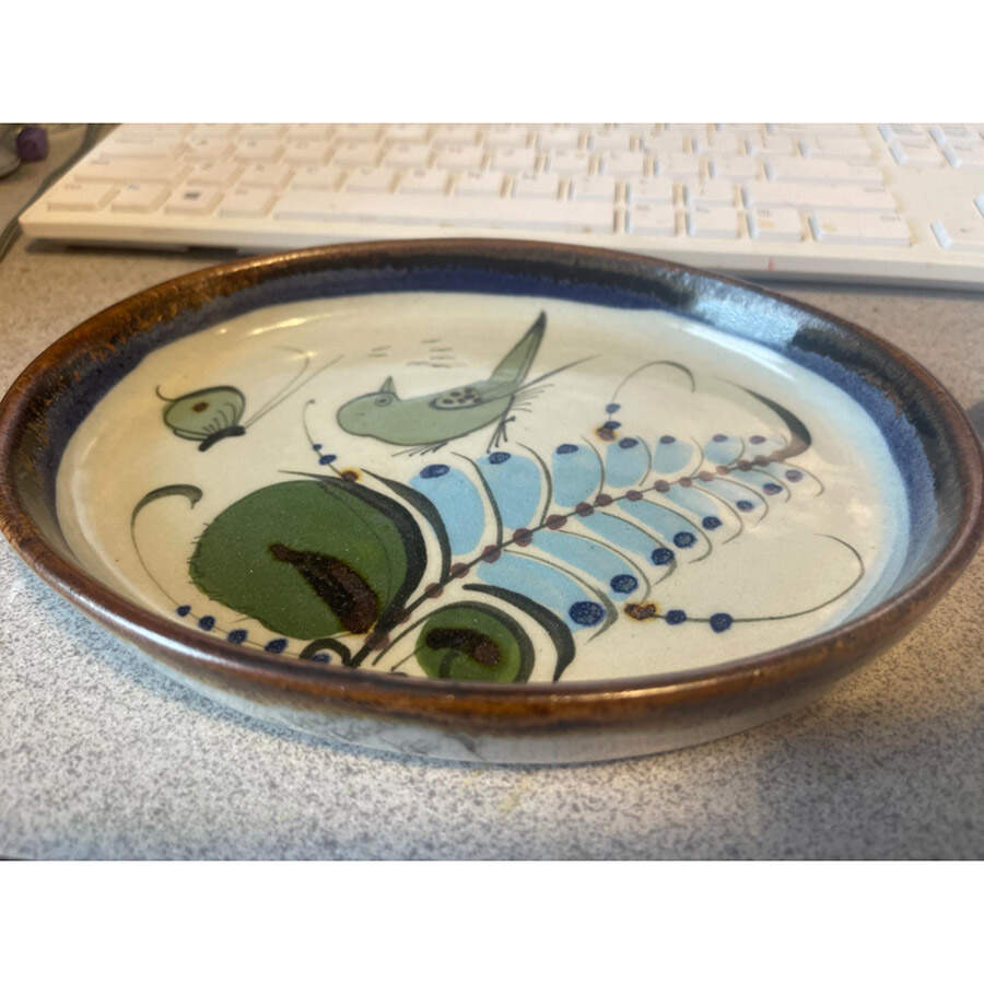 KE13 Salad Plate by Ken Edwards Pottery-1