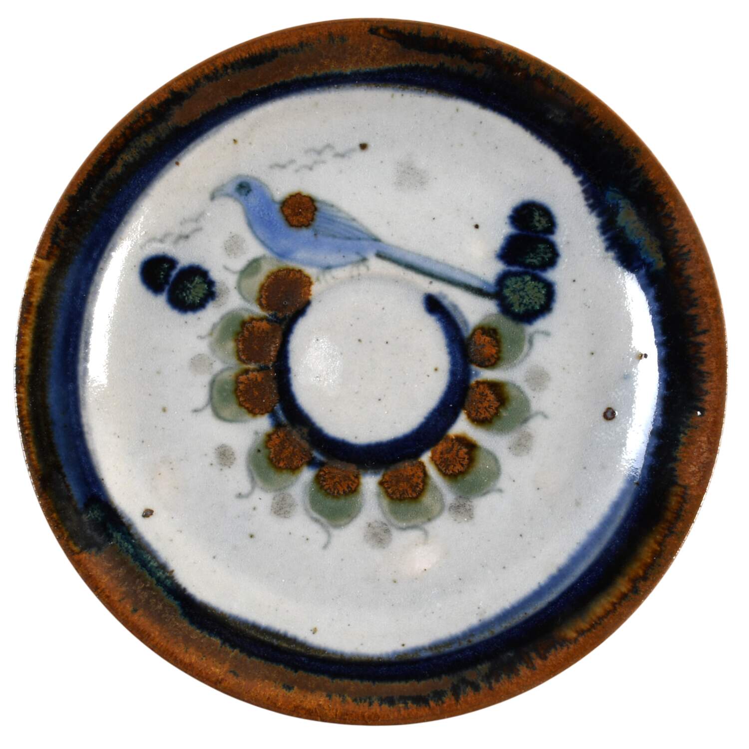 KE13 Saucer for Flat Cup by Ken Edwards Pottery-1