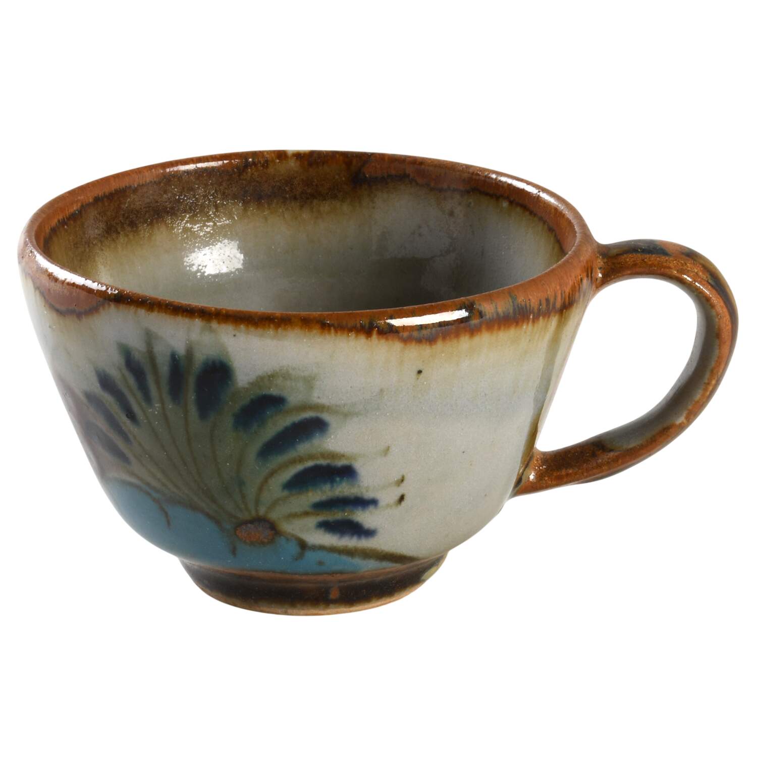 KE13 Flat Cup by Ken Edwards Pottery-1