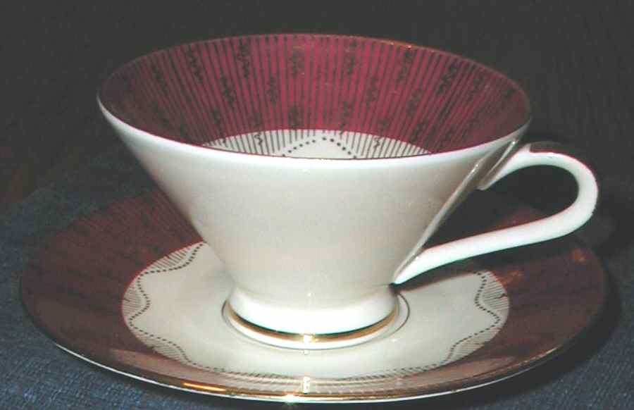 11126 Footed Cup & Saucer Set by Kronester-1