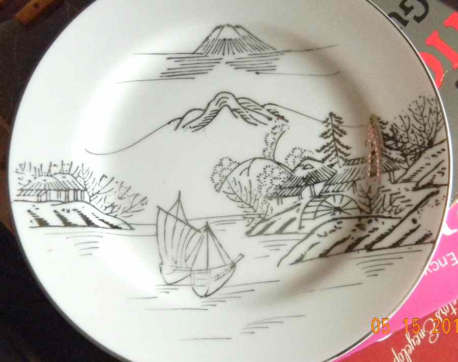 KUT305 Bread & Butter Plate by Kutani-1