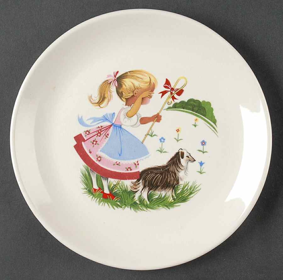 KNT46 Child's Plate by James Kent (England)-1