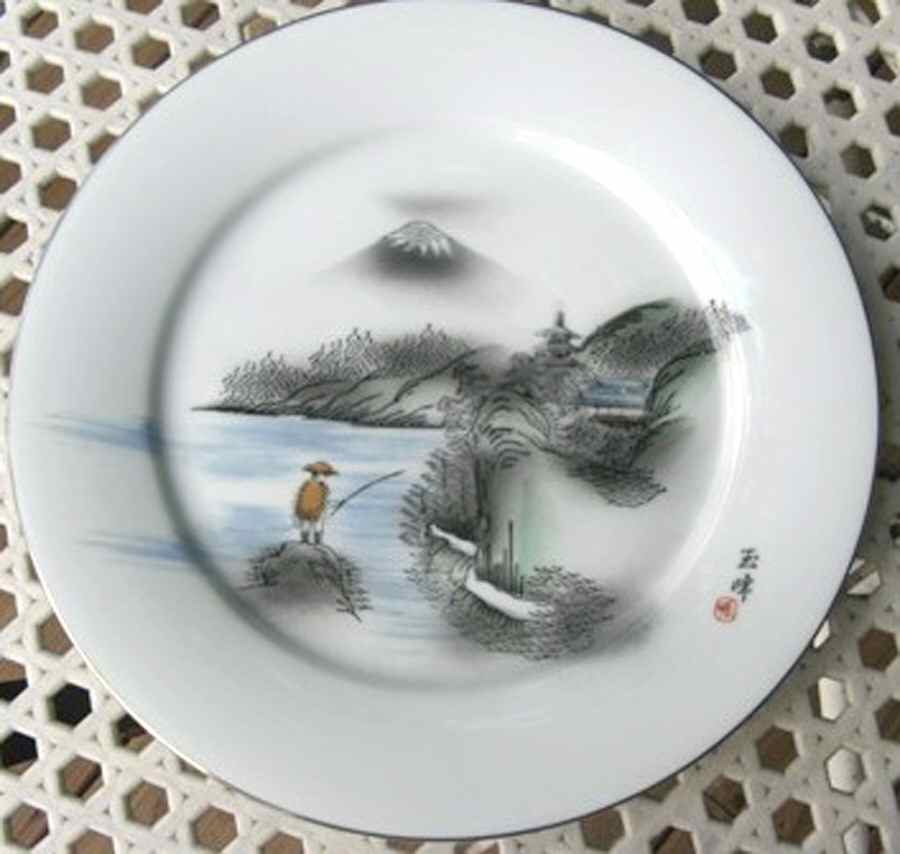 KUT307 Dinner Plate by Kutani-1