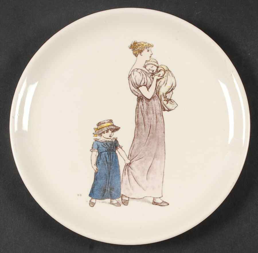 Almanack Dessert/Pie Plate by Kate Greenaway-1