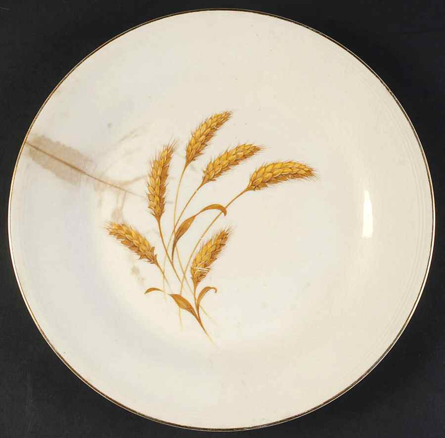 Gold Harvest Dinner Plate by Edwin Knowles-1