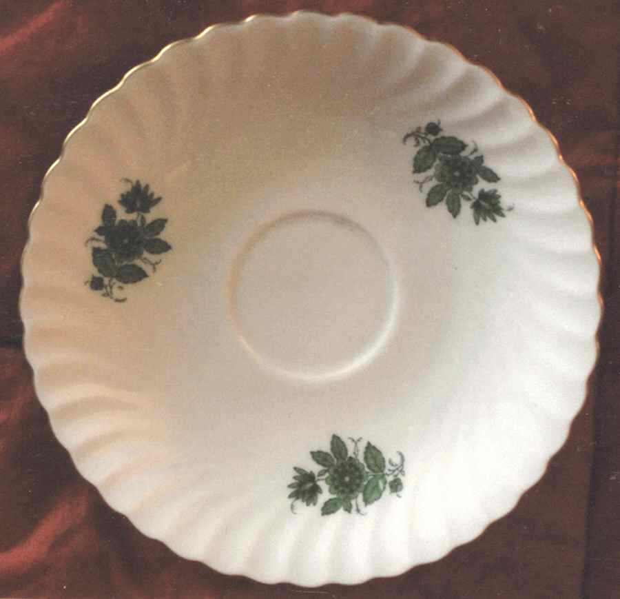 Schonbrunn(Scalloped) Saucer by Kaiser-1