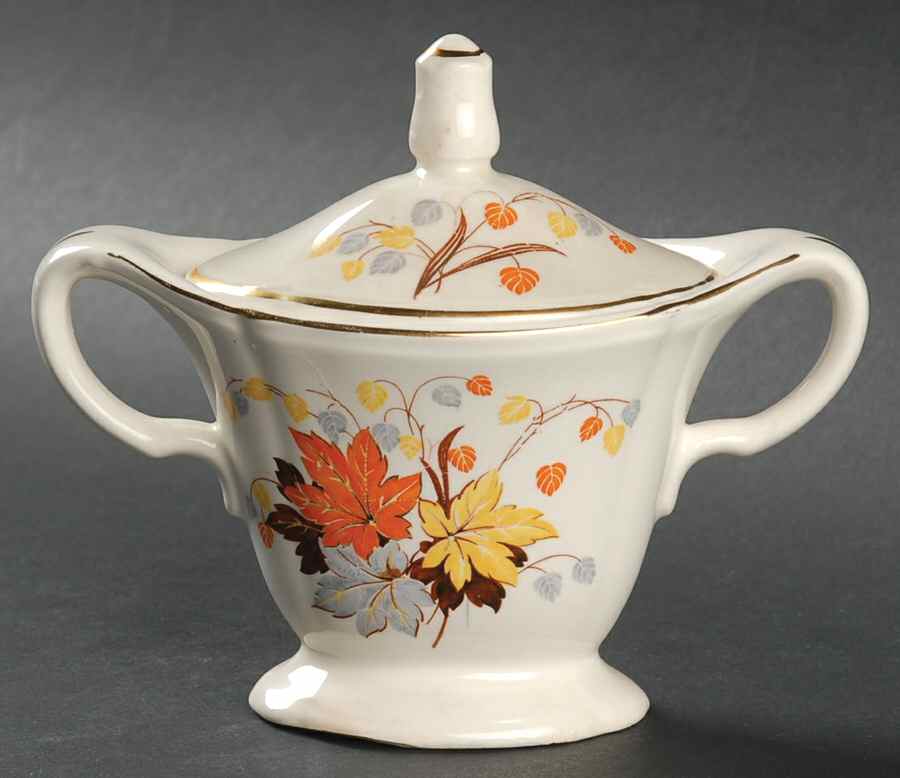 KNO1093 Sugar Bowl & Lid by Edwin Knowles-1