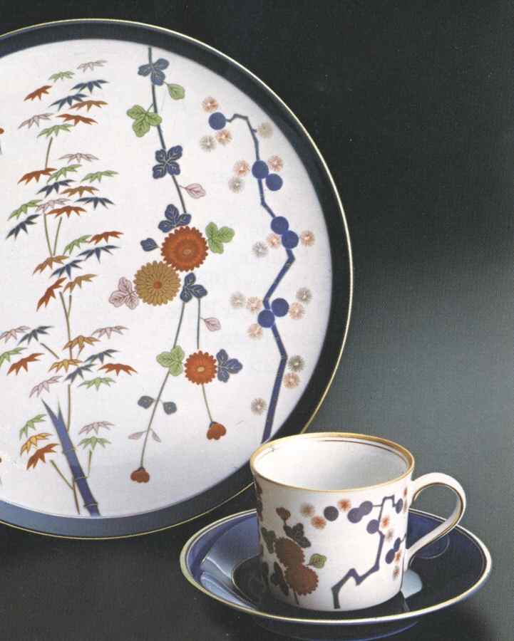 Four Seasons Dinner Plate by Koransha-1
