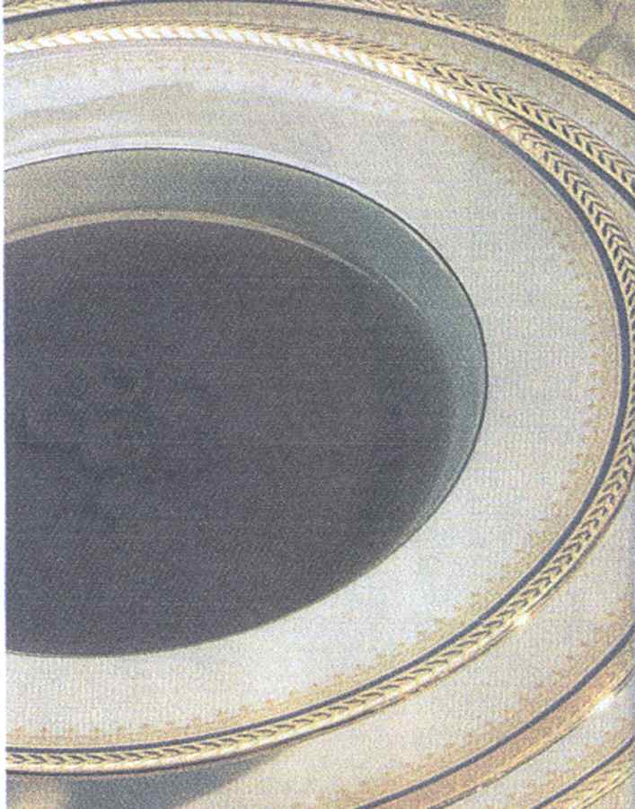 Regency Gold Rim Soup Bowl by Kahla-1