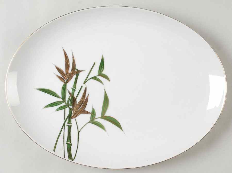 KUT325 12" Oval Serving Platter by Kutani-1