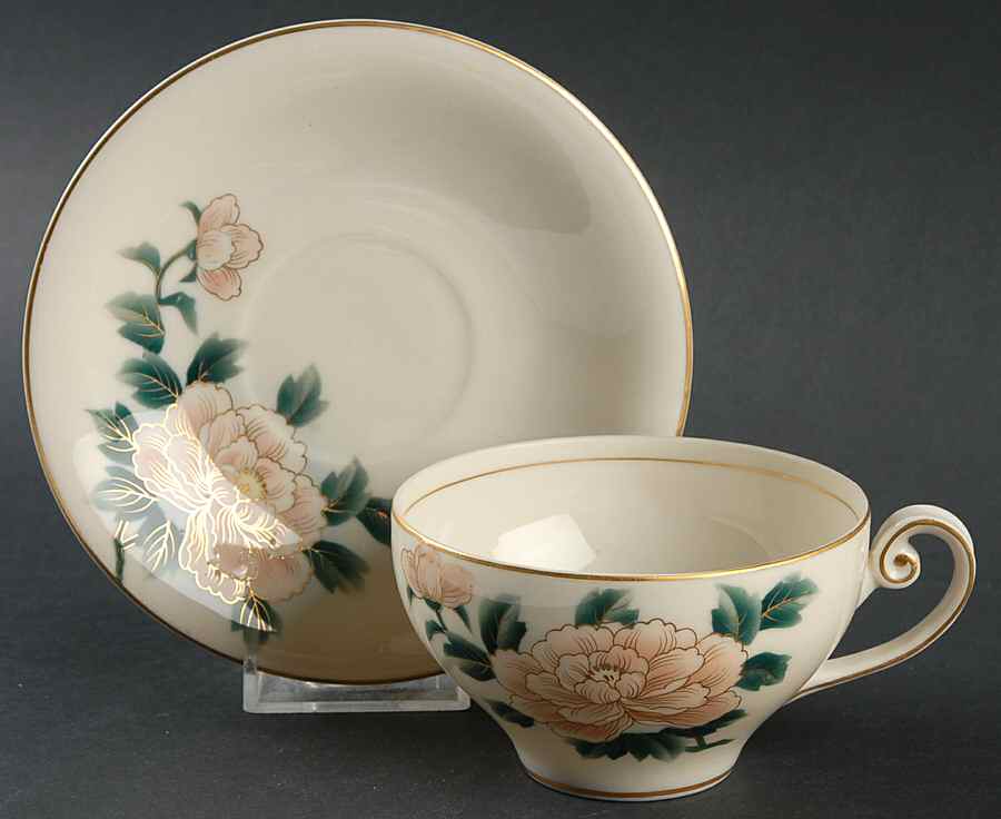 KON130 Flat Cup & Saucer Set by Kongo-1