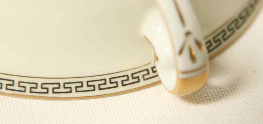 KON131 Flat Cream Soup Bowl by Kongo-1