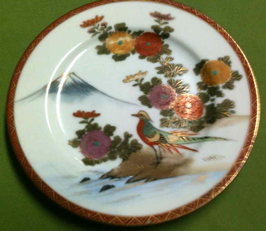 KUT341 Salad Plate by Kutani-1