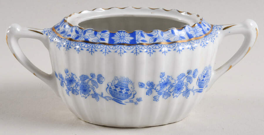 China Blau Sugar Bowl No Lid by Kahla-1