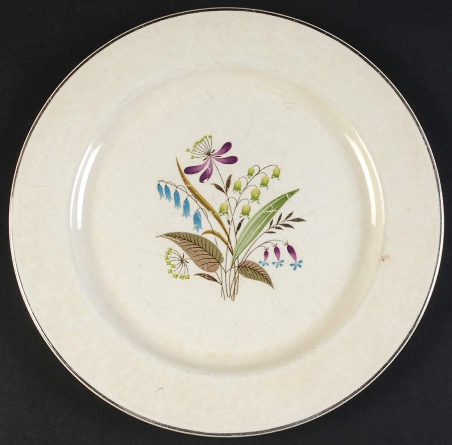 Chalet (Rim) Dinner Plate by Edwin Knowles-1