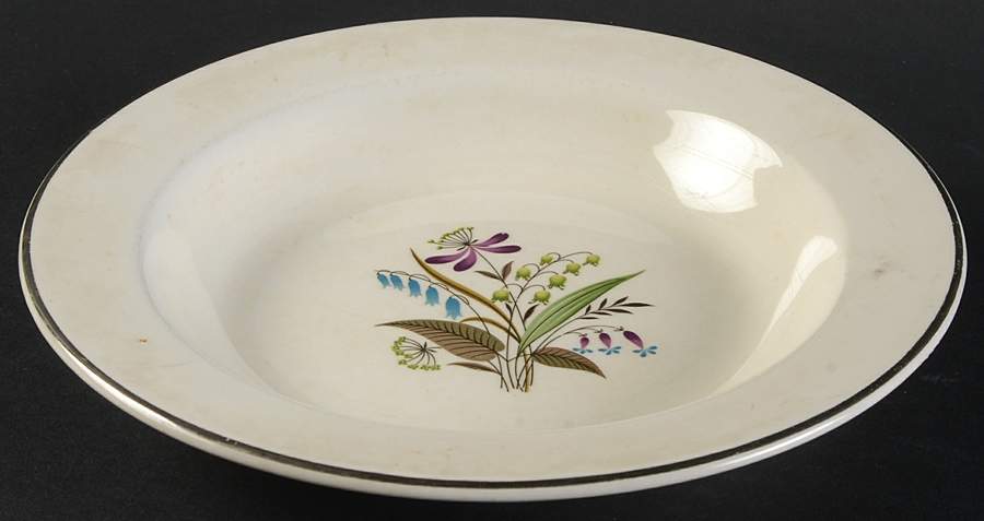 Chalet (Rim) Rim Soup Bowl by Edwin Knowles-1