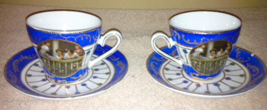 KPM275 Footed Cup & Saucer Set by KPM-1