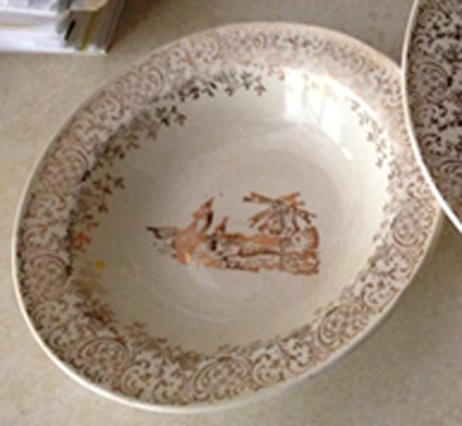 KNO1226 Rim Fruit/Dessert (Sauce) Bowl by Edwin Knowles-1