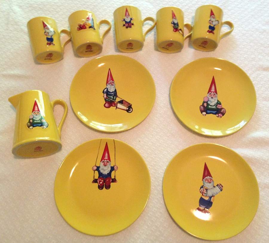 Gnomes Dinner Plate by Kiss That Frog-1