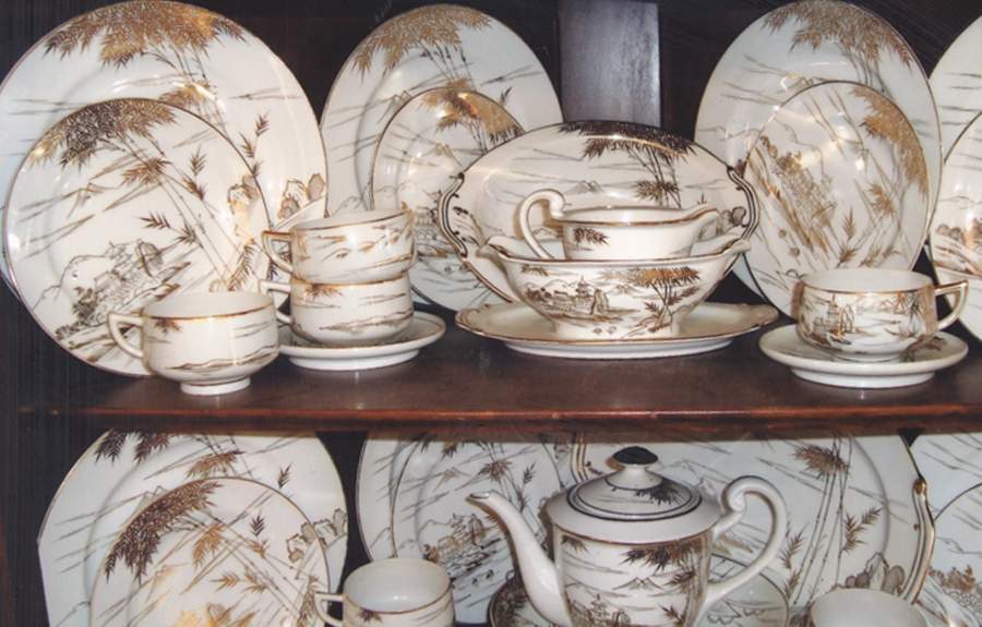 KUT353 Luncheon Plate by Kutani-1